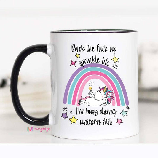 Mugs (Ceramic) - Back The Fuck Up Sprinkle Tits - 11oz.