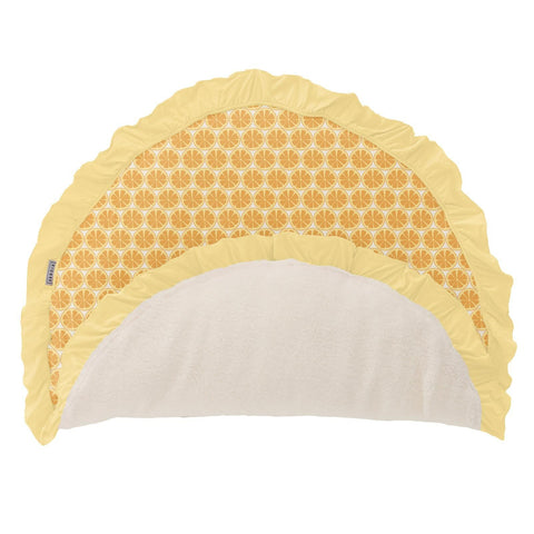 Fluffle Playmat with Ruffles (Sherpa Lined) - Natural Lemons