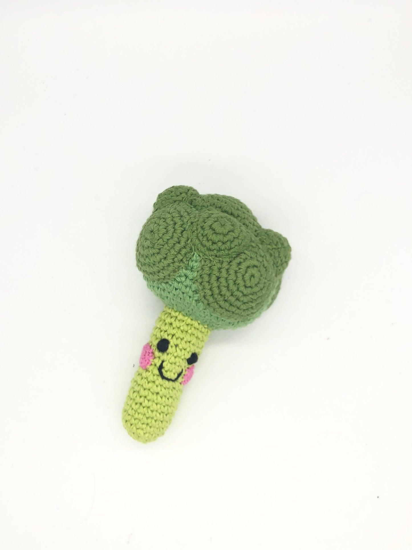 Yarn Rattle - Friendly Broccoli