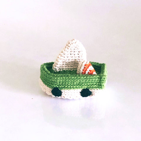Yarn Rattle - Boat