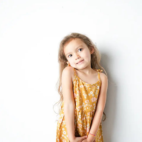 Sundress - Mustard Floral