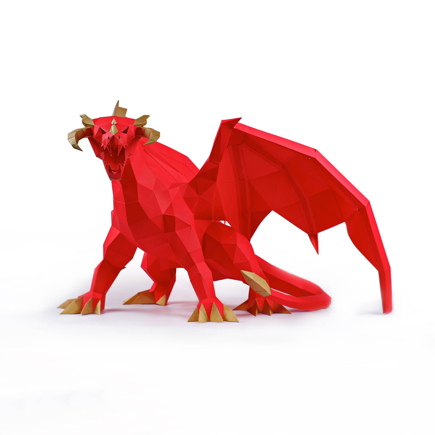 3D PaperCraft - Red Dragon