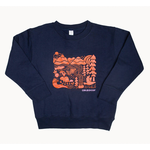Crewneck Sweatshirt (Kids) - Oregon Adventures