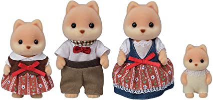 Calico Critters - Caramel Dogs Family