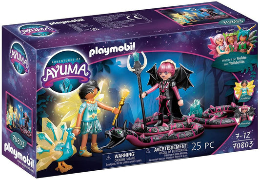 Playmobil - Ayuma: Crystal Fairy & Bat Fairy with Soul Animal