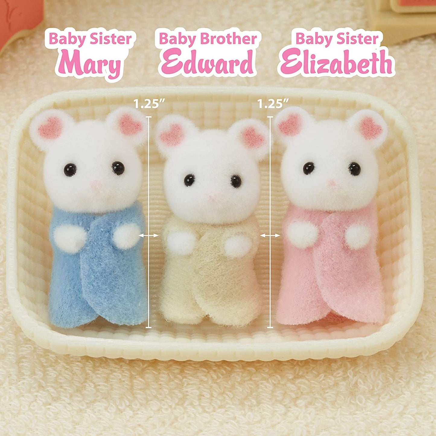 Calico Critters - Marshmallow Triplets