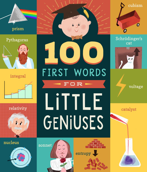 Board Book - 100 First Words for Little Geniuses