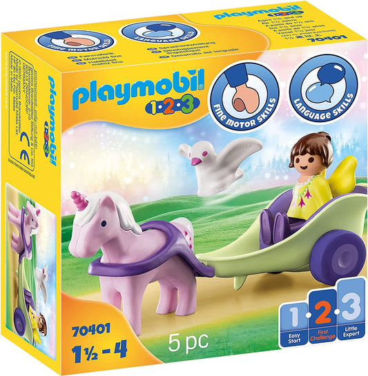 Playmobil - 1.2.3 Unicorn With Fairy