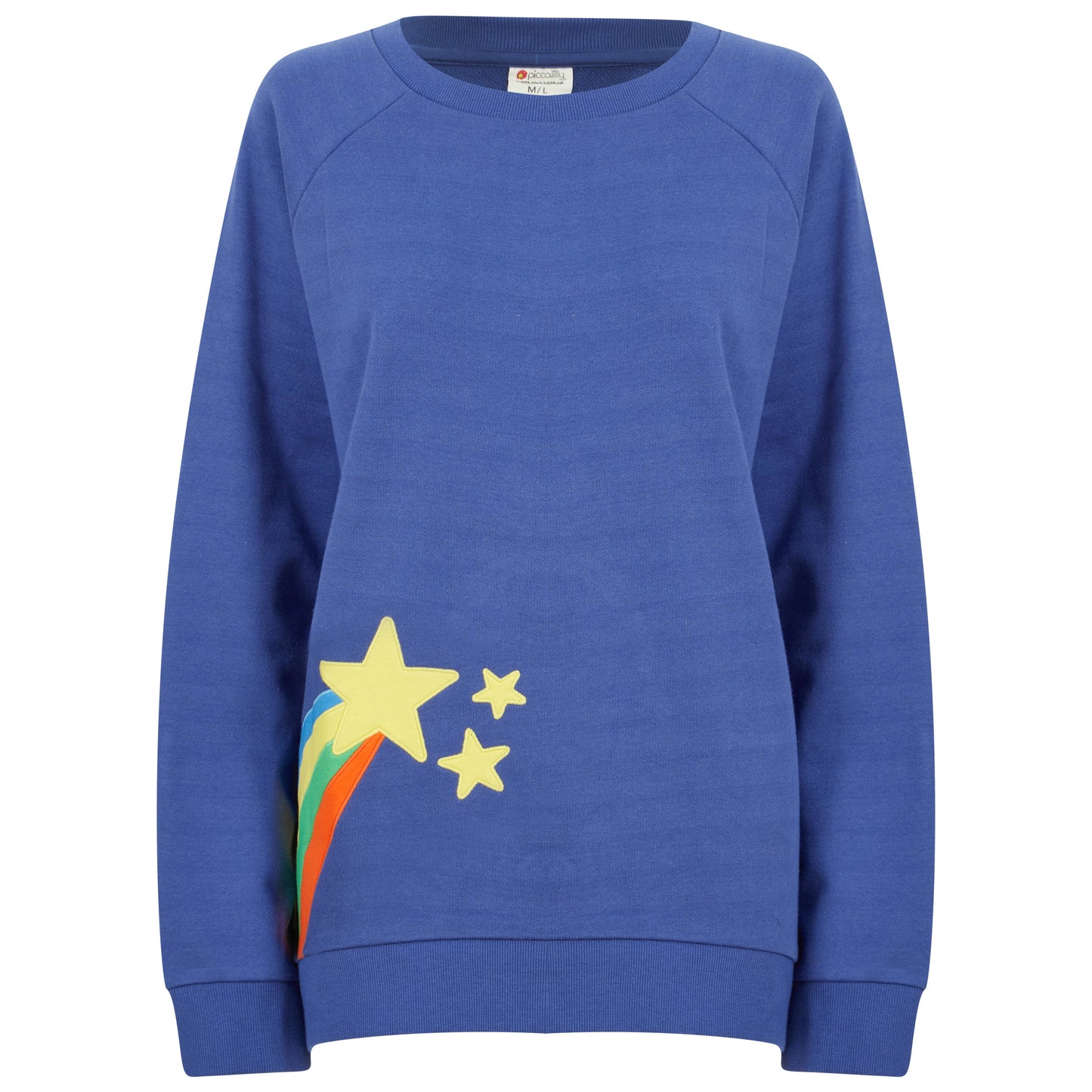Sweatshirt (Women's Crew Neck) - Rainbow Applique