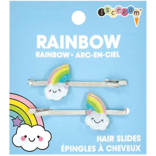 Hair Clips - Rainbows