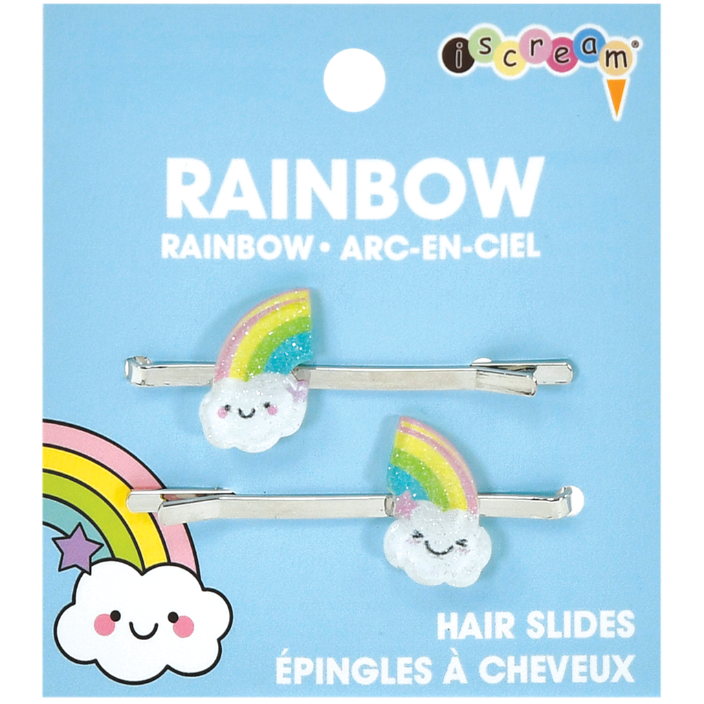 Hair Clips - Rainbows