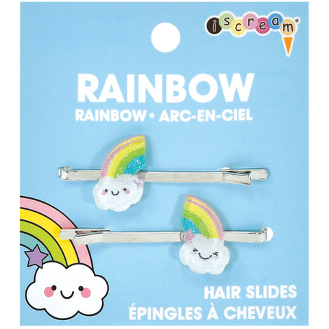 Hair Clips - Rainbows