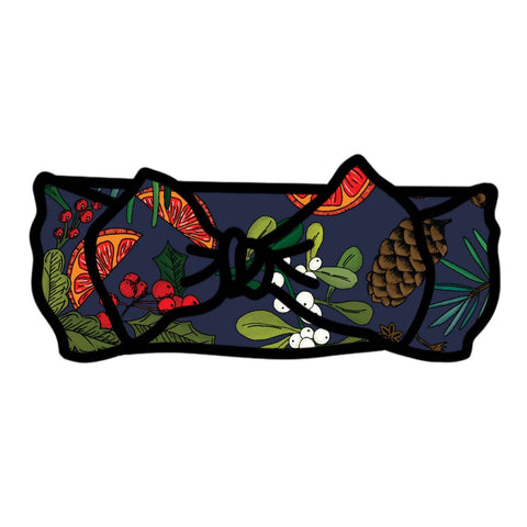 Knot Headband - Mistletoe and Holly