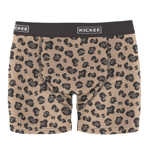 Last One - Size 2XL: Men's Boxer Briefs - Suede Cheetah Print