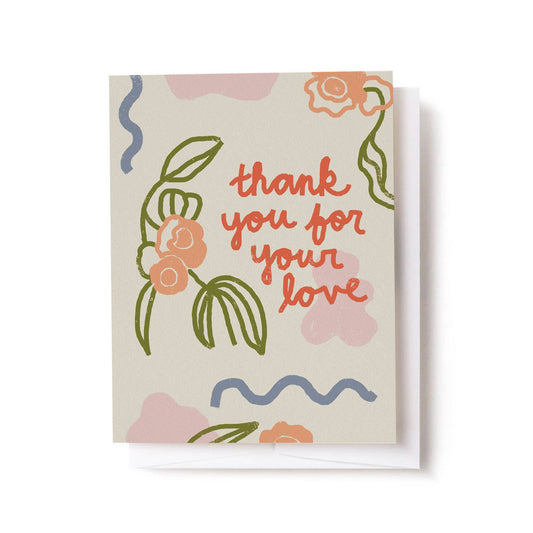 Greeting Card - Thank You for Your Love