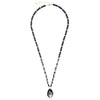 Jewelry - Necklace Beaded With Stone Black