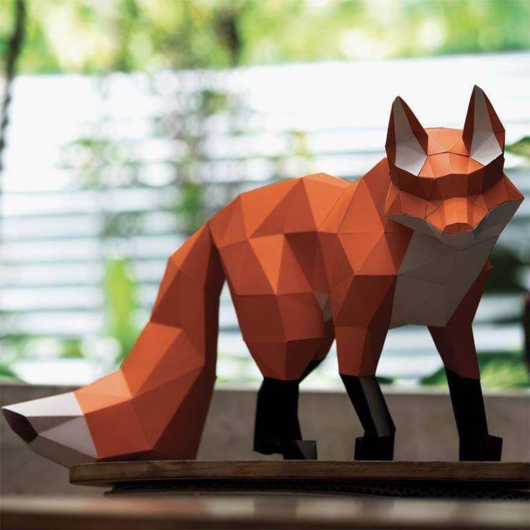 3D PaperCraft - Walking Fox