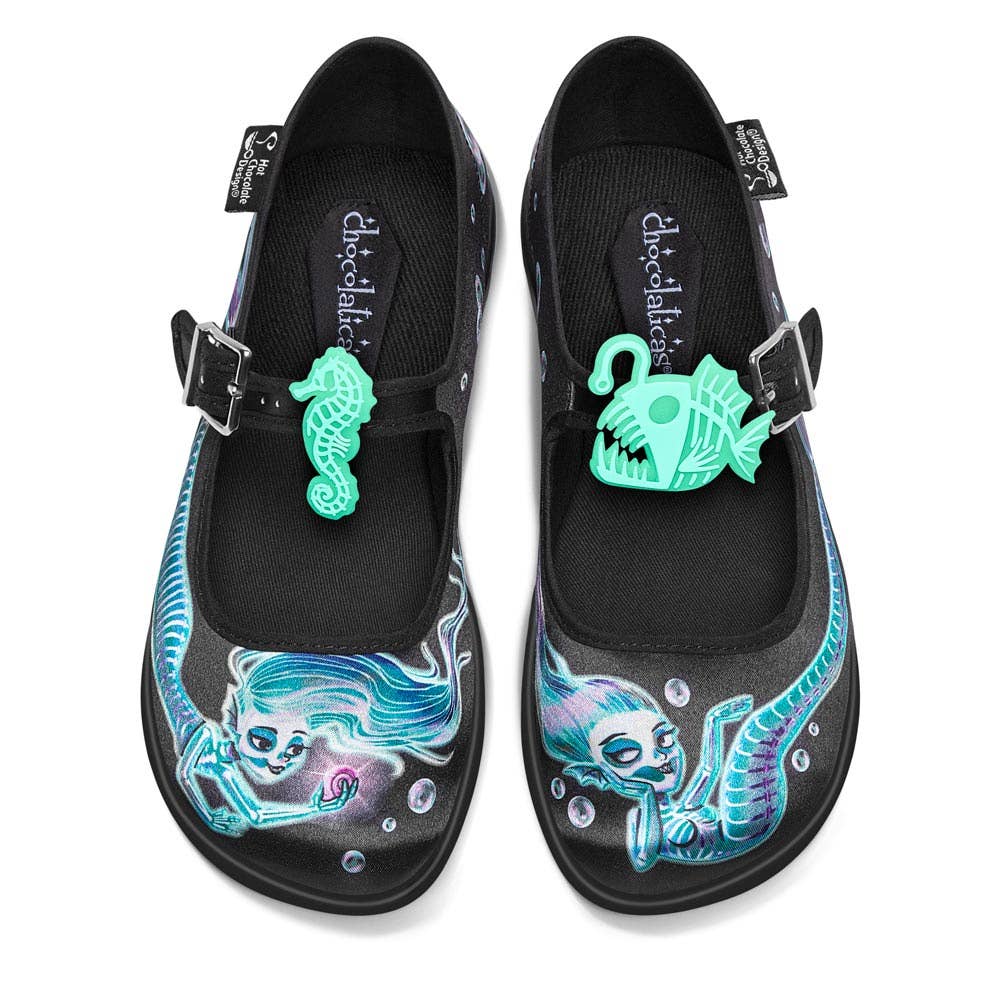 Women's Shoe - Chocolaticas® Mermaid Phantom Mary Jane Flat