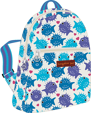 Backpack Mini (Adult) - Puffer Fish