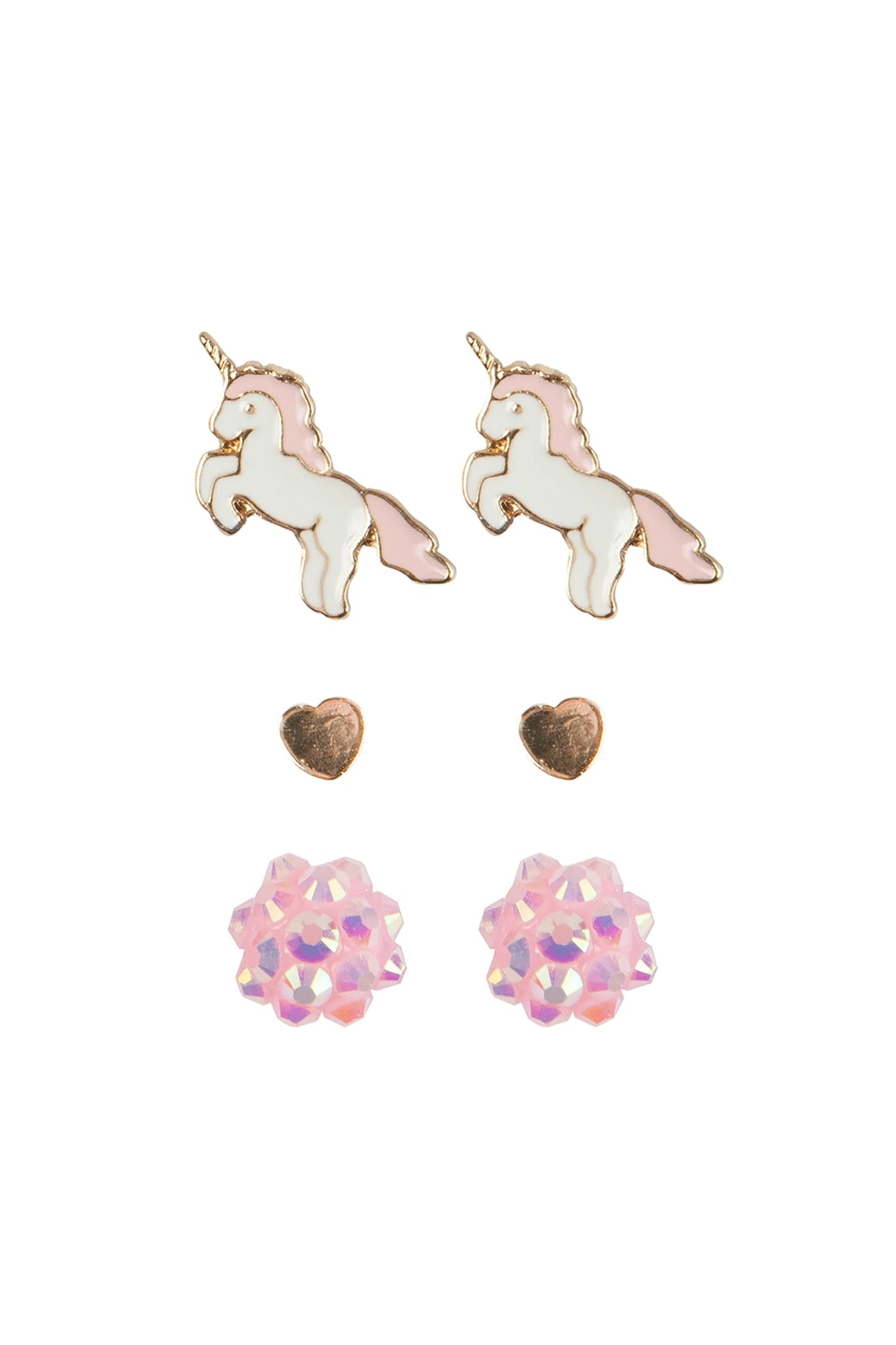 Jewelry (Kids) - Boutique Unicorn Stud Earrings Set (3pc)