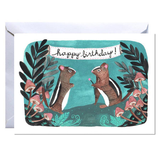 Art Card - Chipmunk Birthday