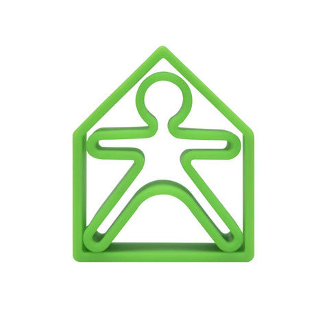 Teether - Kid + House Green Neon