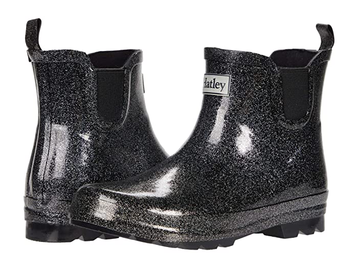 Last One - Size 3: Rain Boot (ankle) - Starry Night Glitter