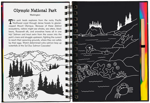 Scratch & Sketch - National Parks & Landmarks