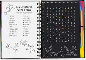Scratch & Sketch - Games & Puzzles: Ocean World