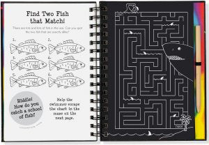 Scratch & Sketch - Games & Puzzles: Ocean World