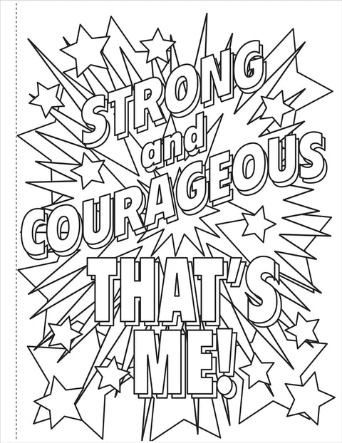 Coloring Book - Brave, Strong, Smart: That's Me!