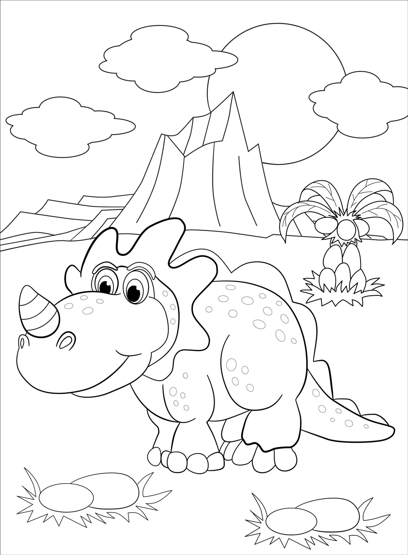 Coloring Book - Dinosaurs