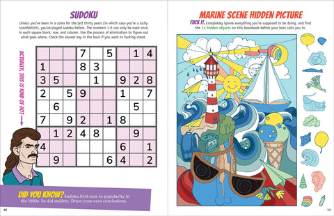 Adult Activity Book - It's All F*cking Fun & Games