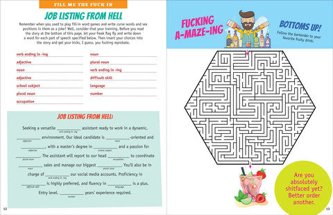 Adult Activity Book - It's All F*cking Fun & Games