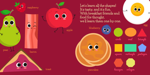 Board Book - Nom Nom: Shapes