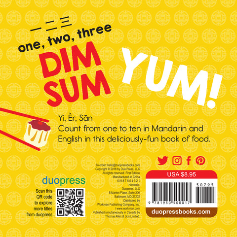 Board Book - One, Two, Three Dim Sum