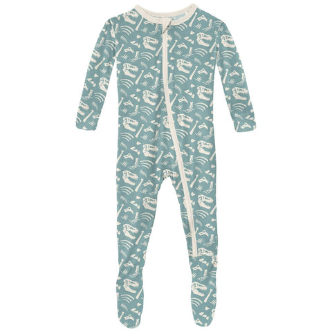 Footie (Snaps/Zipper) - Jade Bones