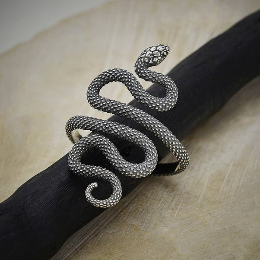 Ring - Textured Adjustable Snake