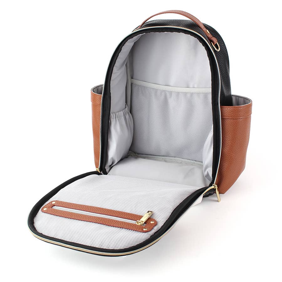 Diaper Bag Mini Backpack - Coffee + Cream