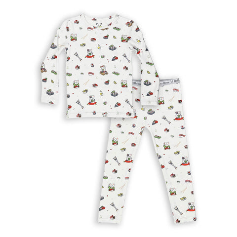 2 Piece Pajamas - Sushi Lucky Cat