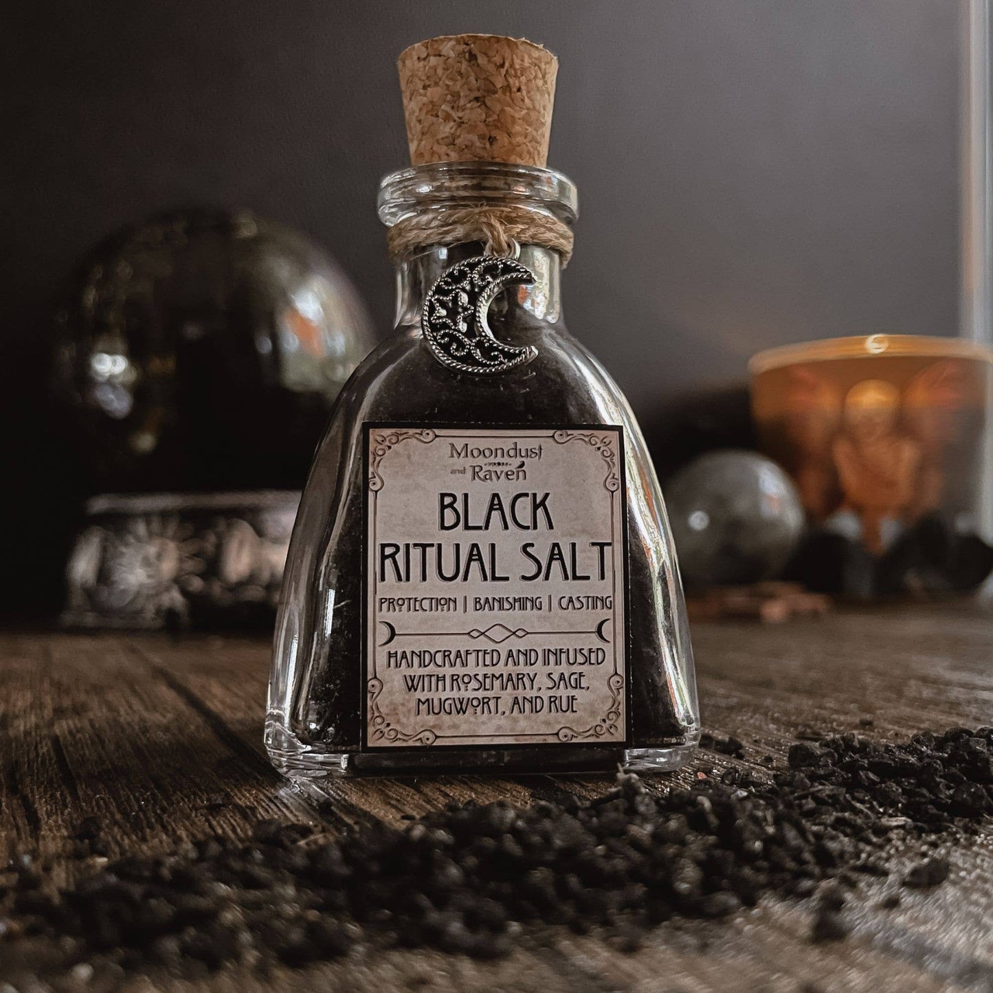 Black Ritual Salt - Witches Black Salt, Protection