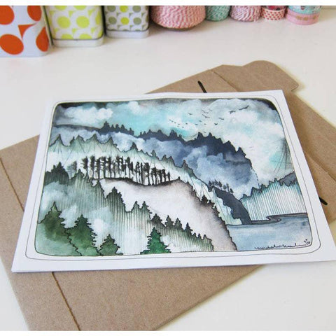 Art Print - Pacific NW Coastline 8"x10"