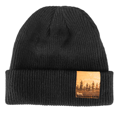 Hat (Beanie) - Treeline Black