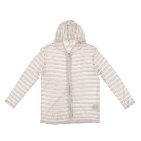 Last One - Size 3T: Knit Hoodie - Everyday Heroes Sweet Stripe