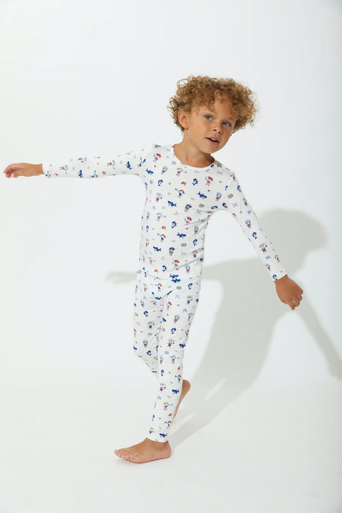 2 Piece Pajamas (Long Sleeve) - Pirates