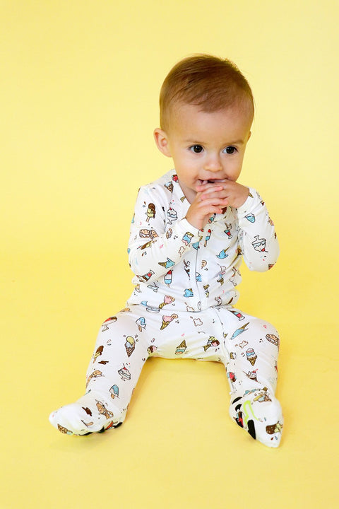 Footie (Convertible) - Ice Cream