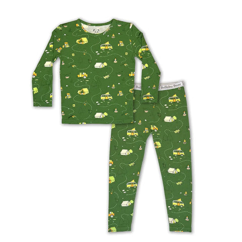 2 Piece Pajamas (Long Sleeve) - Camping