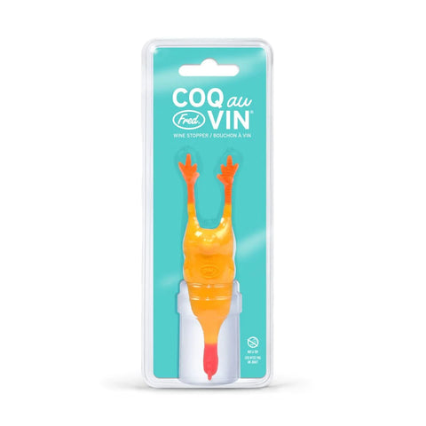 Wine Stopper - Rubber Chicken