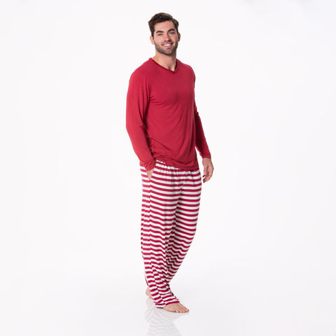 Pantalones de pijama para hombre - Rayas de patio de recreo