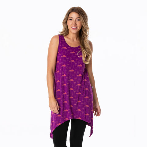 Women's Side Slit Tunic - Starfish Mushrooms